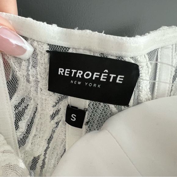 Retrofete Irini maxi Dress in White Size Small NEW! New with tags! - Picture 4 of 12